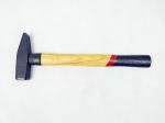 DIN standard carbon steel materials Machinist Hammer with double colors wooden