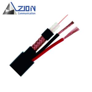 China Outdoor RG59 B/U CCTV Coaxial Cable 23AWG Copper Conductor with CCA Power factory