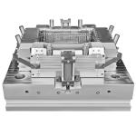 Two Shot Overmolding Injection Molding Parts Small Electric Injection Molding