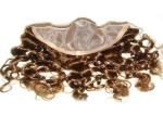 Natural Black Curly Lace Top Closure , 20 Inch Virgin Brazilian Hair Wig