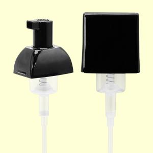 China 30-410 Lotion Dispenser Pump Black Rectangle Closure For Rectangle Bottle Mouth factory
