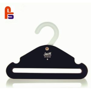 100% Recyclable Custom Cardboard Hangers Pants Trousers Laminated With Clips