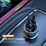 LCD Display USB C PD Car Phone Charger PD QC3.0 Quick Charge 36W