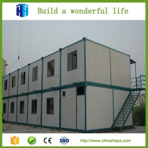 China prefabricated 40ft new steel frame shipping container house kits price factory