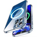 Universal Transparent Mobile Phone Cases Shockproof Magnetic Clear Phones Cover