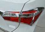 COROLLA 2014 Chromed Car Headlight Covers TailLight Garnish And Fog Lamp Bezel