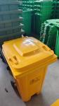 240L HDPE plastic garbage bin