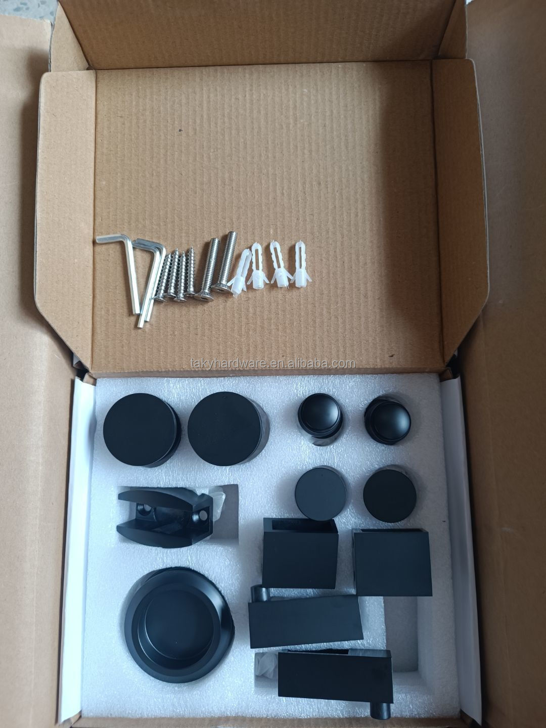 High Quality Frameless Zinc Alloy Sliding Glass Door Hardware Shower Door Hardware Kit