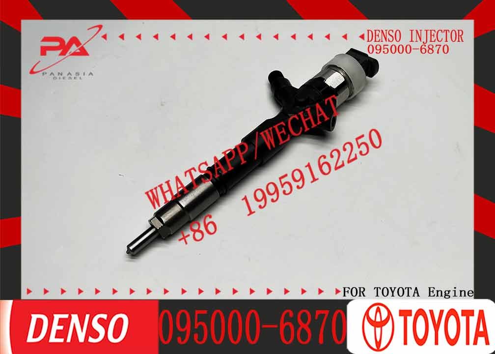 for Toyota Driver Injector 0950006870 Fuel Injector Assembly 095000 6870 095000-6870 for Toyota 1KD-FTV