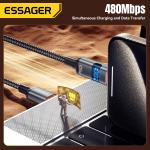 ESSAGER ES-X61 Series C-C 100W Charging Cable USB C Cable