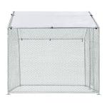 Chicken Run Walk In Pet Cage Chicken Coop 10 Sizes Galvanised Metal Walk in