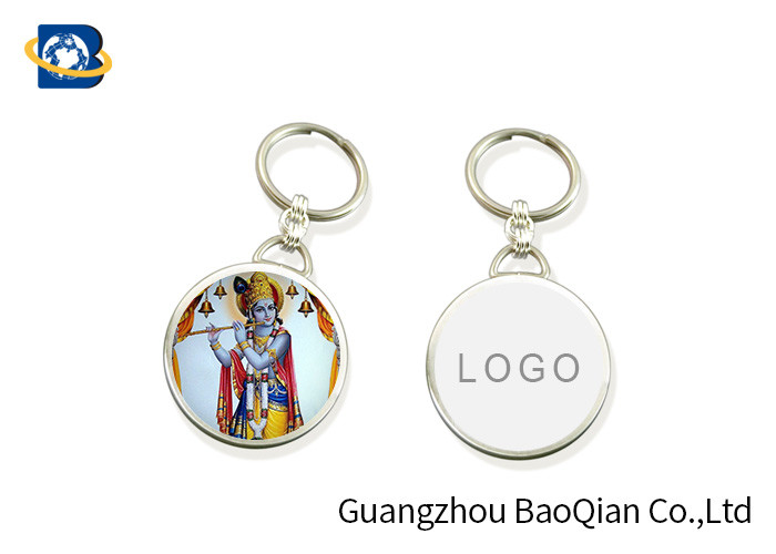 Religion Lenticular Keychain 3D Printing Service Indian Gold Indian Buddhism Picture