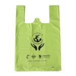 Certified Home Biodegradable Shopping Bag Green For Retail