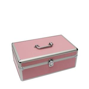 China Pink Aluminum Euipment Tool Storage Box Carrying Case Aluminium OEM ODM factory