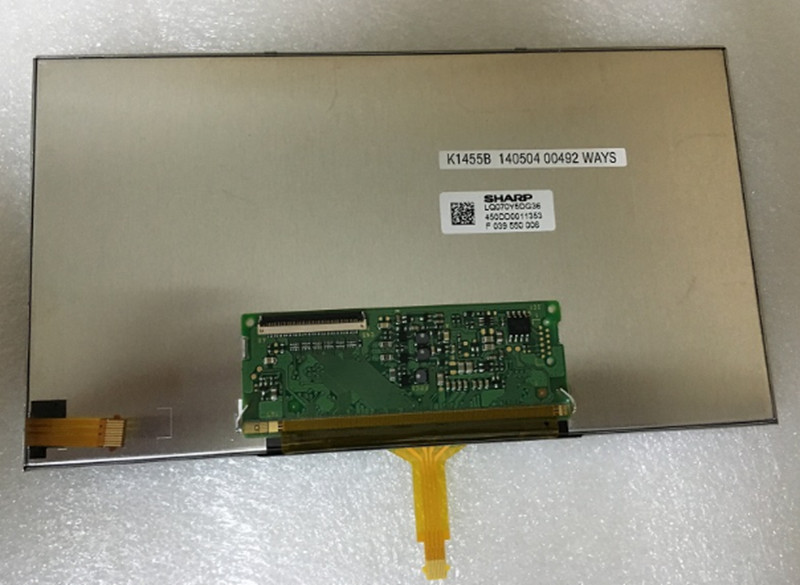 7" LCM 800×480RGB 485cd/m² LQ070Y5DG36 Sharp TFT LCD Display