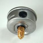 63mm 3600 psi Hydraulic Manometer Back Entry Brass Connection Stainless Steel