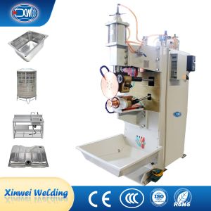 China Cnc Hand Dn 100 Medium Frequency Manual Resistance Seam Welder Welding Machine on sale
