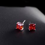 Cubic zirconia stud earrings cz earrings in bulk classic simple earrings design