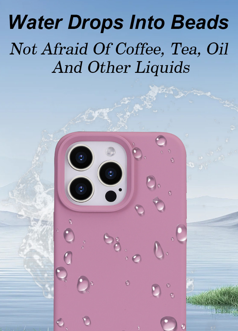 Anti Scratch Silicone Mobile Phone Case Shockproof With IPhone 16 15