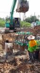 Engineering Construction Pile Cutter Machine , Hydraulic Pile Breaker for