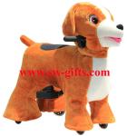 Park Equipment Electric Arcade Coin Operated Plush Stuffed Walking Animal Music