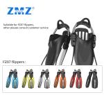 Black Stainless Steel Swim Bungee Strap Scuba Fin Straps for Snorkeling Diving