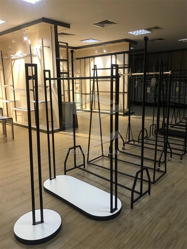 OEM Boutique Wedding Dress Clothing Shop Display Furniture Rack Monomer Design