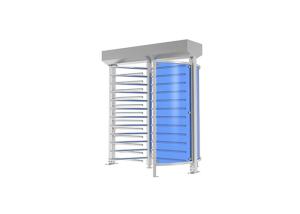SS304 Full Body Turnstile Single Passage Automatic LED Light Indicator 0.2S