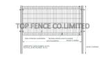 3D wire mesh fence panels