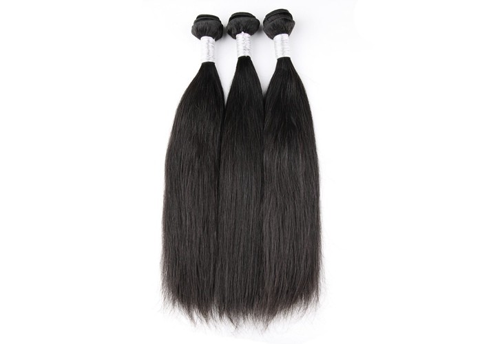 Raw Peruvian Human Hair Extension , No Chemical Cheap Hair Extension