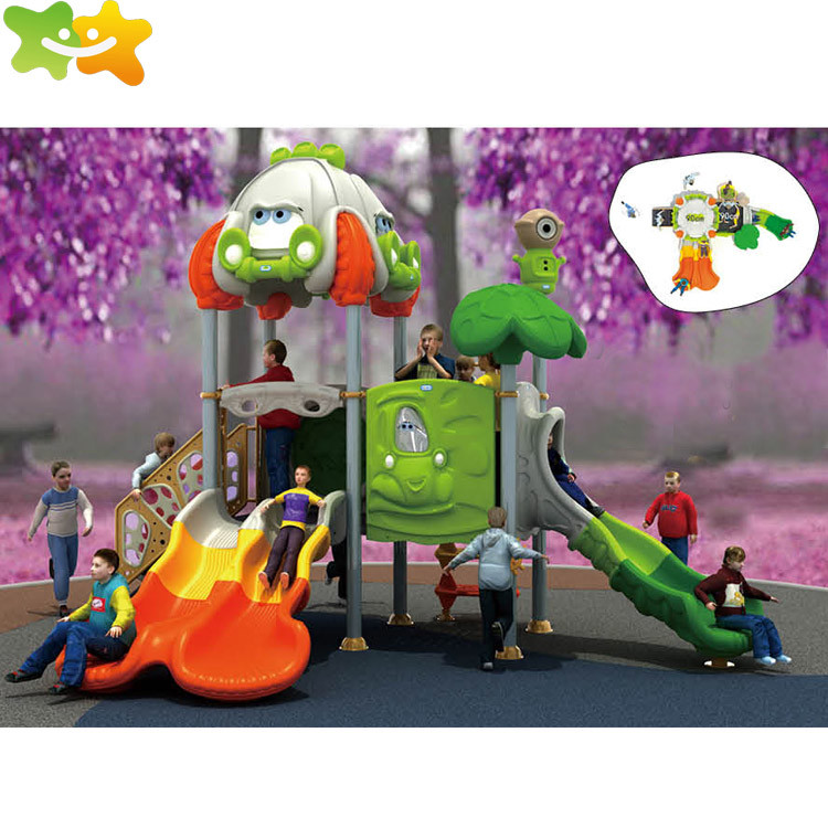 Residential Park Toddler Outdoor Playground Equipment Plastic Slide