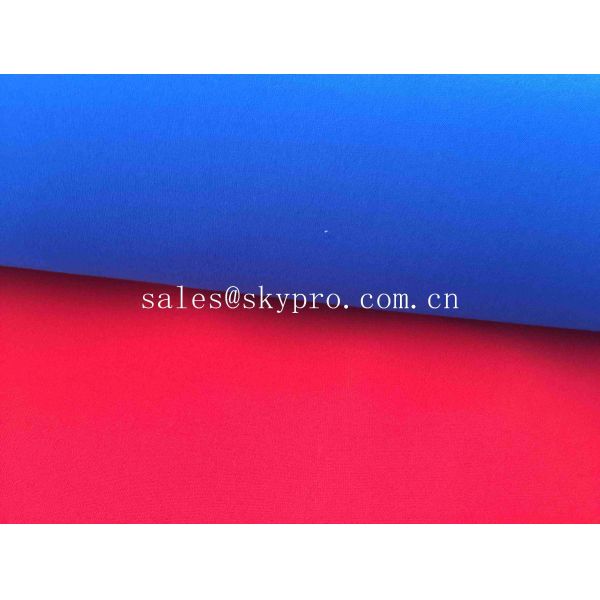 4 Side Elastic High Temperature Resistance SBR Neoprene Fabric Colorful Rubber
