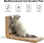 Sustainable Reversible Cat Scratching Pad Durable Cat Scratcher Lounge