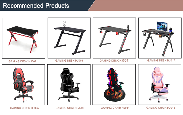 Basement RGB LED PU Leather Computer Office Gamer Gaming Chair With Lights and Speakers