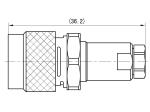 RF Coaxial Self Locking Connectors TNC Plugs