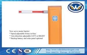 China Adjustable 0.6S 3M Arm Ip55 RS485 200W Vehicle Barrier Gate factory