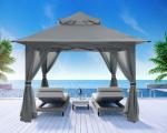 Pop Up Gazebo Mosquito Nettings, Outdoor Canopy Shelter Garden Lawn Backyard,