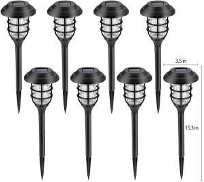 China Solar Pathway Waterproof LED Patio Garden Decoration Lights factory