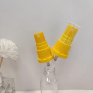 China Yellow Special Collar 18 / 415 Plastic Fine Mist Sprayer For Washing factory