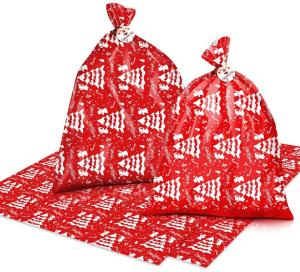 China 36X44&quot; 0.02mm Plastic Christmas Gift Sacks Pressure Resistance factory