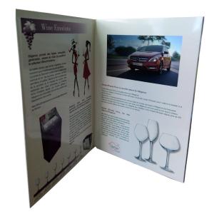 China HD 7 Inch Electronic LCD Invitation Card CMYK Printing For Celebration factory
