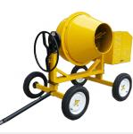 4 Wheel Mobile Concrete Mixer Machine 350L Small Gasoline Diesel Self -