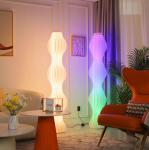 LED Acrylic Iron White Modern Floor Light Creative Nordic RGB Floor Lamp