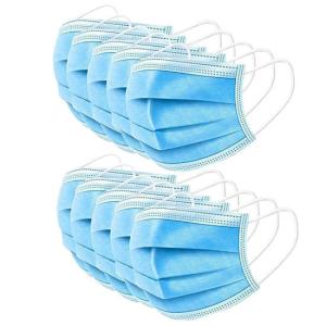 China 3 Ply Non Woven Disposable Earloop Face Mask With High BFE / PFE factory