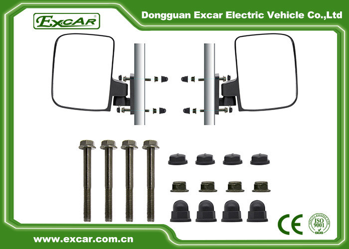 Durable Excar Golf Cart Folding Side View Mirrors