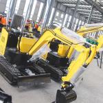 Internal Combustion Drive Bucket Wheel Excavator SGS Mini Crawler Excavator