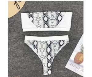 China Womail Alluring Biquini Leopard Printed Bikini Push-Up Padded Swimwear Women's factory