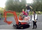 Small Diesel Engine 500kg Hydraulic Excavators For Rent / Home , 6.8kw Power