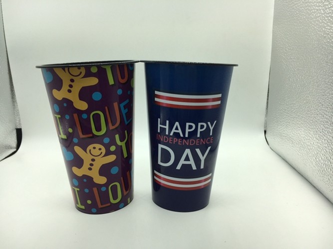 Diposable Plastic Tea Cups Food Grade Iml Plastic Coffee Cup With Lid