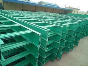 China Corrosion Resistant Reinforced Fire Proof FRP Cable Tray with Hole factory